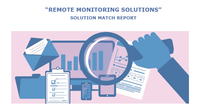 Interested in remote monitoring solutions? This first eHealth HUB Solution Match Report is for you!