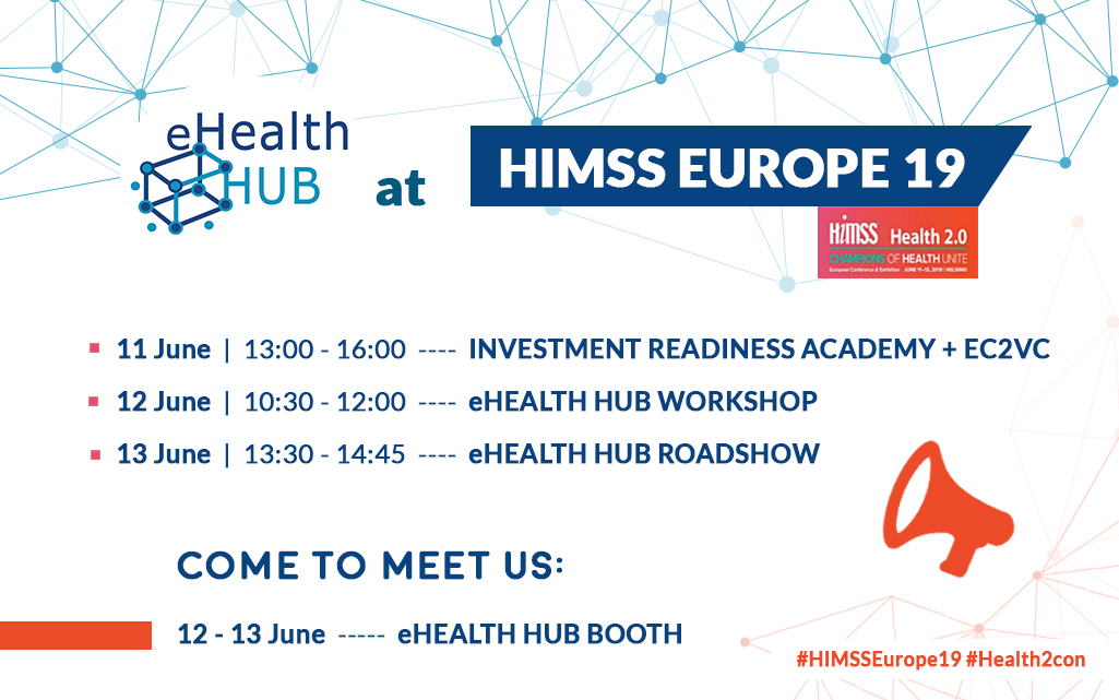 eHealth Hub at HIMSS Europe 19: our events in agenda (and why not to miss them!)